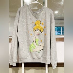 Disney Tinkerbell Sequin Sweater sz XXL